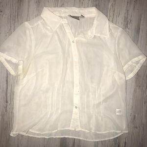 Sheer Croft & Barrow Blouse